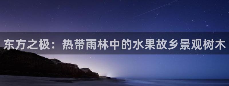 卧龙娱乐官网注册：东方之极：热带雨林中的水果故乡景观树木
