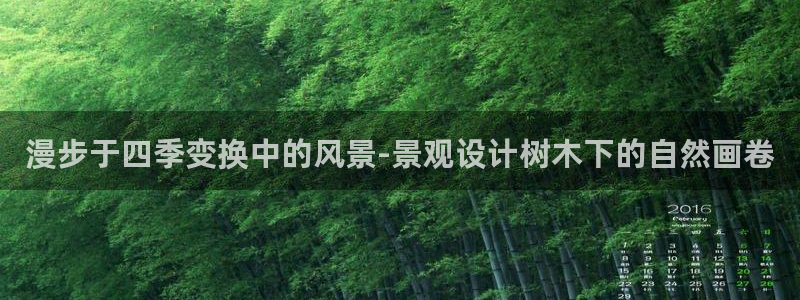 卧龙娱乐右：漫步于四季变换中的风景-景观设计树木下的自然画卷