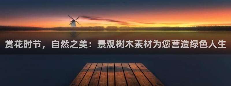 卧龙娱乐总管是谁呀：赏花时节，自然之美：景观树木素材为您营造绿色人生